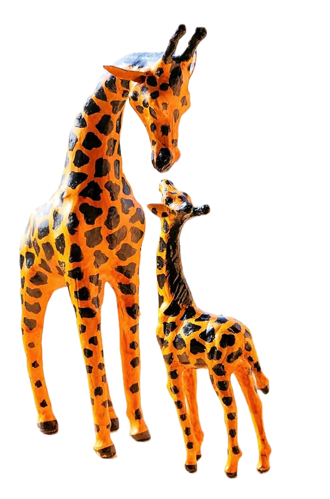 Mother Baby Giraffe